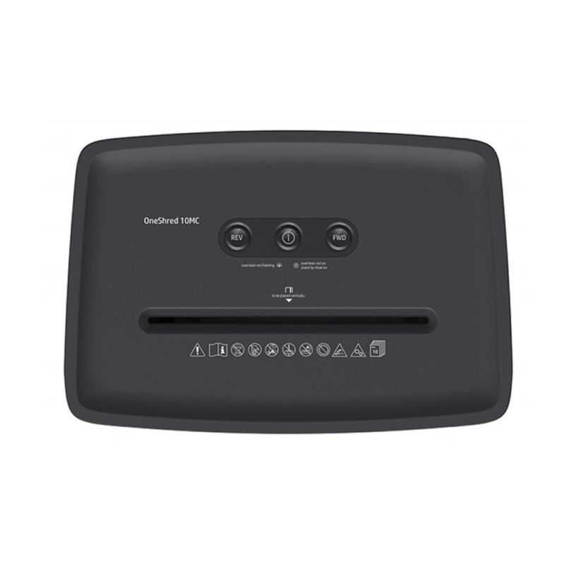 Знищувач документів HP OneShred 10MC, A4, 80g х 10 листів, 2*15, 20 л., P-5 (2804)