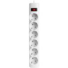 Power filtr 3.0м Defender DFS153, 6 розеток, білий (994900)