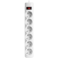 Power filtr 3.0м Defender DFS153, 6 розеток, білий (994900)