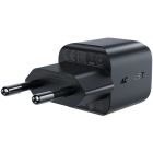 Зарядний пристрій 1xUSB-C 20W Gan A73 mini Fast Charger Black Acefast (6974316282648)