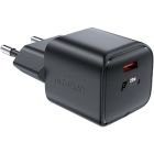 Зарядний пристрій 1xUSB-C 20W Gan A73 mini Fast Charger Black Acefast (6974316282648)