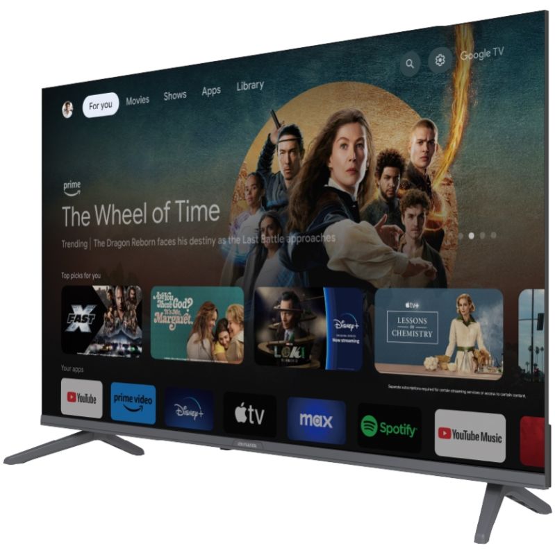 TV 43 AIWA 43GO70804UHD 4K UHD/DLED/T2/ Google TV/2 x 10W/Dolby Digital/HDMI/Wi-Fi/VESA 200x100/Blac (43GO70804UHD)