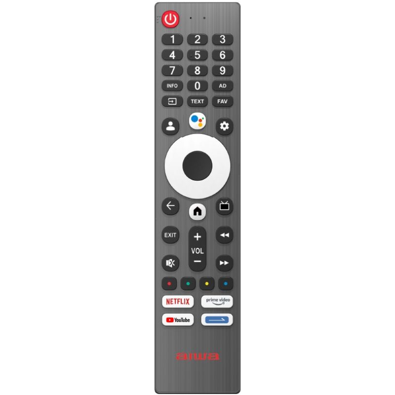 TV 43 AIWA 43GO70804UHD 4K UHD/DLED/T2/ Google TV/2 x 10W/Dolby Digital/HDMI/Wi-Fi/VESA 200x100/Blac (43GO70804UHD)