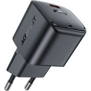 Зарядний пристрій 1xUSB-C 30W Gan A77 mini Fast Charger Black Acefast (6974316282662)