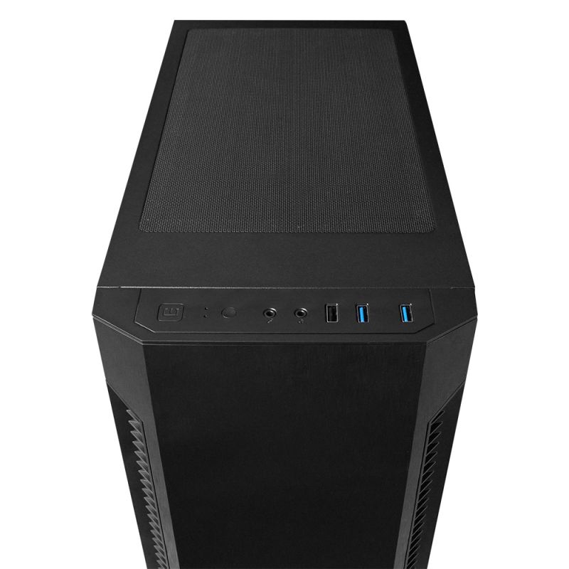 Корпус Chieftec ELOX AS-01B-OP ATX, без БЖ, Black (AS-01B-OP)