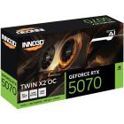 GeForce RTX5070 Inno3D TWIN X2 OC, 12GB GDDR7, 192bit, PCI Express 5.0 (N50702-12D7X-195064N)
