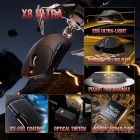 Мишка Attack Shark X8 ULTRA, Wireless/Bluetooth, 42000dpi. (PAW3950MAX), 6кн., Black (X8ULTRAB_AS)