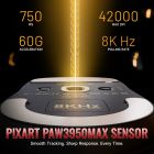 Мишка Attack Shark X8 ULTRA, Wireless/Bluetooth, 42000dpi. (PAW3950MAX), 6кн., Black (X8ULTRAB_AS)