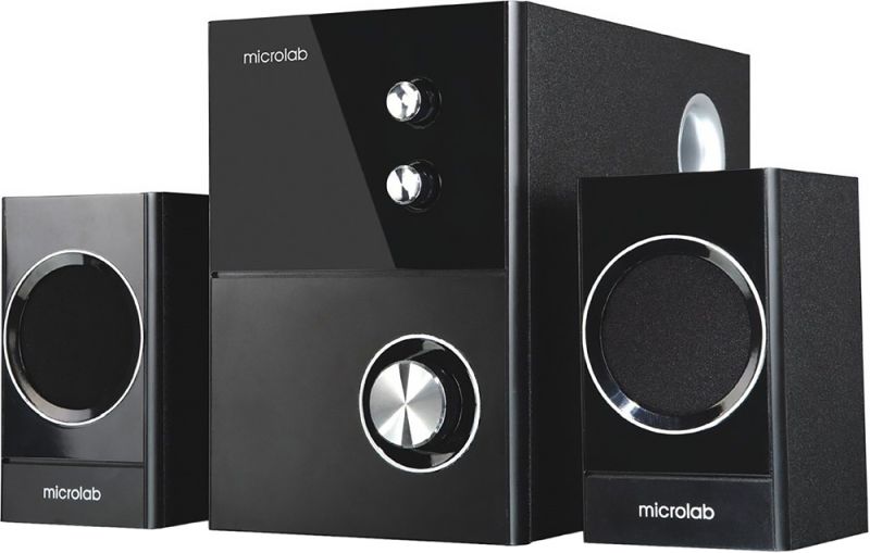 Акустична система 2.1 Microlab M-223, чорна (M-223)