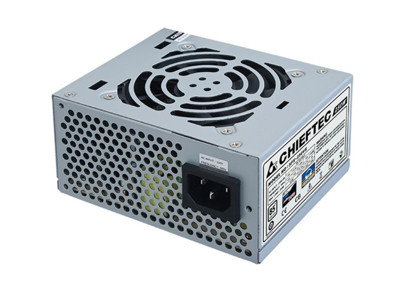 БЖ 250W Chieftec SMART SFX-250VS, 8cm fan, SFX, >85%, bulk (SFX-250VS)