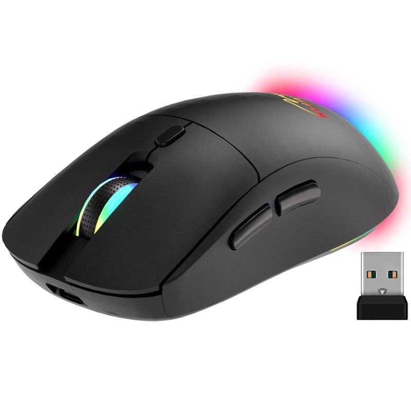Мишка Media-Tech MT1124, бездротова Bluetooth+2.4G, 3200dpi., 5кн., Silent, чорна (MT1124)