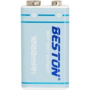 Акумулятор Beston 9V USB Type-C 1000mah (3700mWh) Li-ion (9VC-10VC) (AA620289)