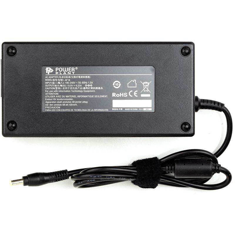 Блок живлення для ноутбуків PowerPlant ACER 220V, 19.5V 180W 9.23A (5.5*1.7) (AC180G5517)