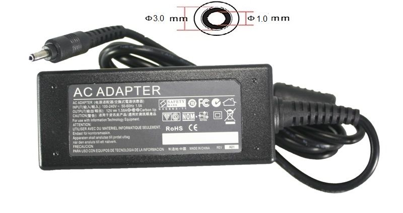 Блок питания для планшетов (зарядное устройство) PowerPlant  ACER 220V, 12V  18W 1.5A (3.0*1.0) (ACX18A3010)