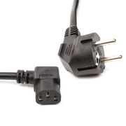 Кабель живлення PowerPlant Cu 3x1.5мм2, 2м, кутовий (CC360369)
