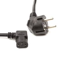 Кабель живлення PowerPlant Cu 3x1.5мм2, 2м, кутовий (CC360369)