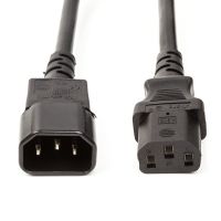 Кабель живлення PowerPlant IEC C13-C14, Cu 3x1.5мм2, 3м (CC360376)