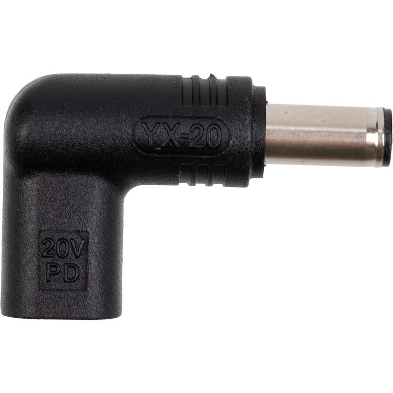 Адаптер PowerPlant USB Type-C на DC 6.0x3.7 мм (CC360598)