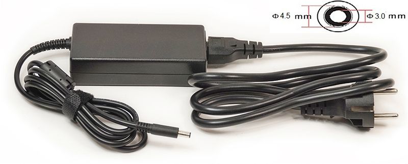 Блок живлення для ноутбуків PowerPlant DELL 220V, 19.5V 65W 3.34A (4.5*3.0) (DL65G4530)