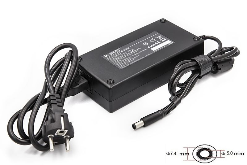 Блок живлення для ноутбуків PowerPlant HP 220V, 19V 180W 9.5A (7.4*5.0) (HP180F7450)