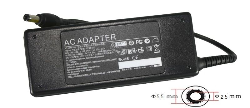 Блок питания для ноутбуков PowerPlant IBM/LENOVO 220V, 16V 72W 4.5A (5.5*2.5) (IB72D5525)
