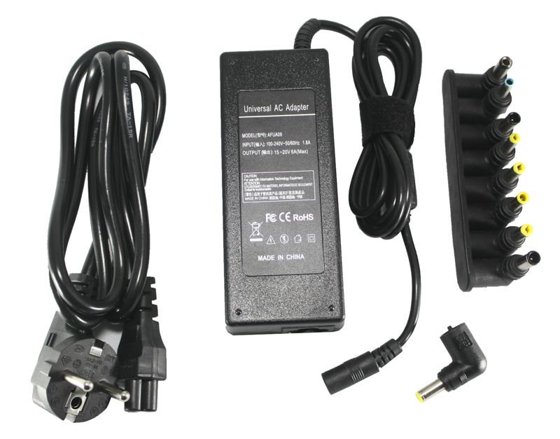 Универсальный блок питания для ноутбуков PowerPlant 220V, 15-20V 120W 10A (KD00MS0013)