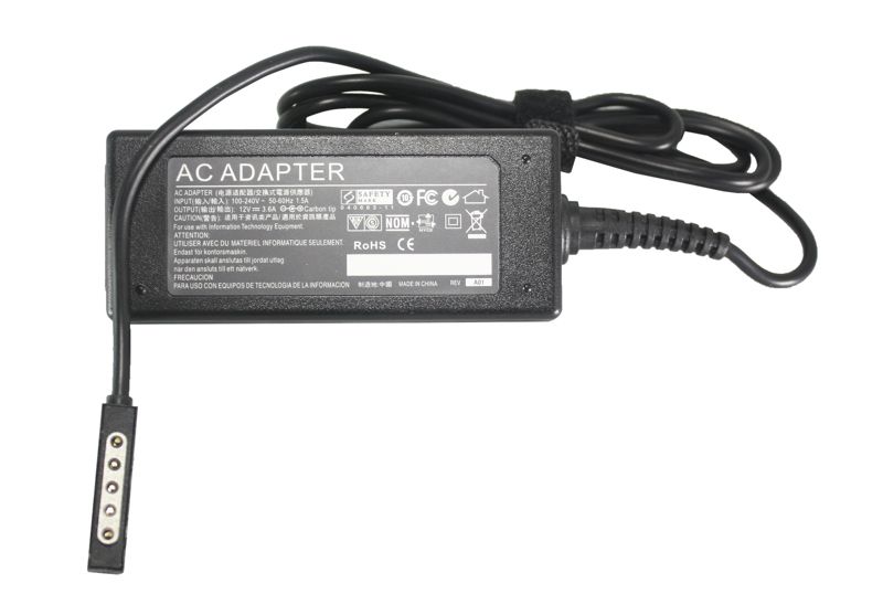 Блок питания для планшетов (зарядное устройство) PowerPlant MICROSOFT 220V, 12V 45W 3.6A (5pin) (MI43ASPE)