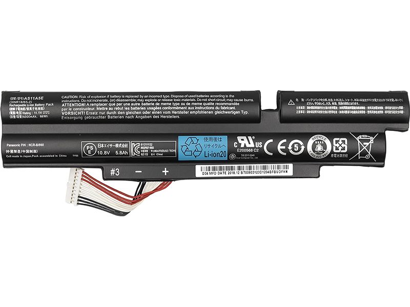 Аккумулятор PowerPlant для ноутбуков ACER Aspire TimelineX 3830T (3ICR19/B6) 10.8V 4400mAh (NB00000265)