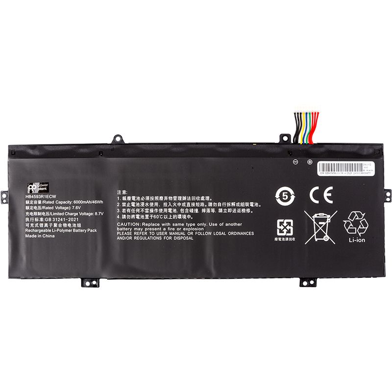 Аккумулятор PowerPlant для ноутбуков HUAWEI Matebook 14" KPL-W00 (HB4593R1ECW) 7.6V 6000mAh (NB400157)