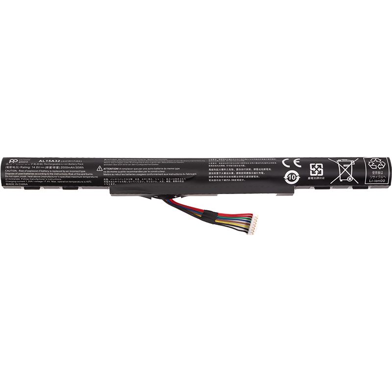 Акумулятор PowerPlant для ноутбуків ACER Aspire E5-422 (AL15A32) 14.8V 2000mAh (NB410262)