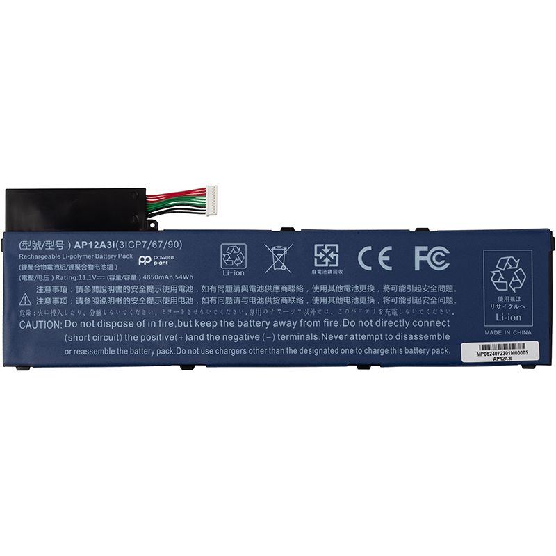 Аккумулятор PowerPlant для ноутбуков ACER Aspire M5-581T (AP12A3i) 11.1V 4850mAh (NB410743)