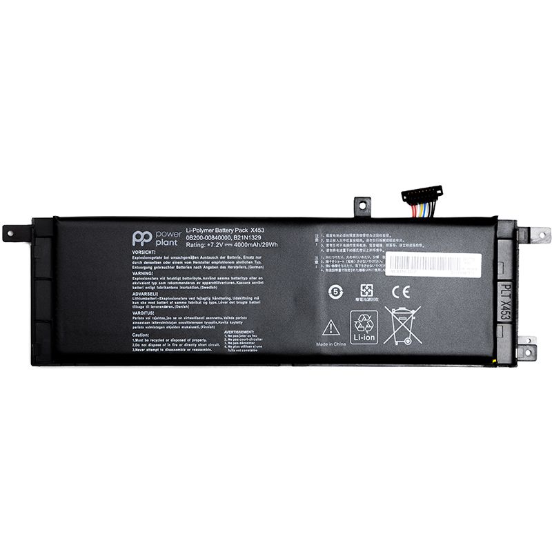 Акумулятор PowerPlant для ноутбуків ASUS D553M (B21N1329) 7.2V 4000mAh (NB430772)