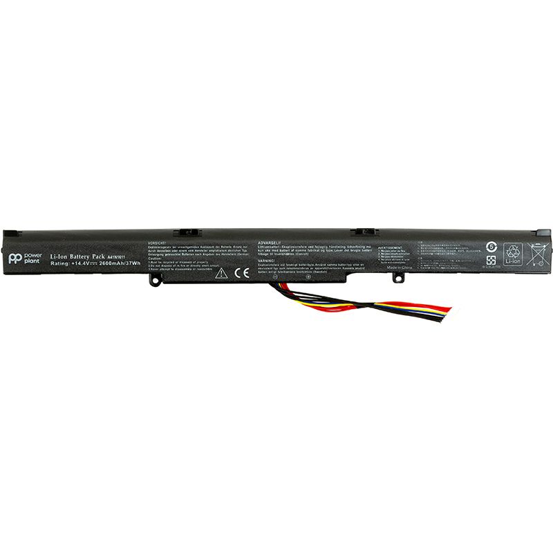 Акумулятор PowerPlant для ноутбуків ASUS GL553 (A41N1611) 14.4V 2600mAh (NB430857)