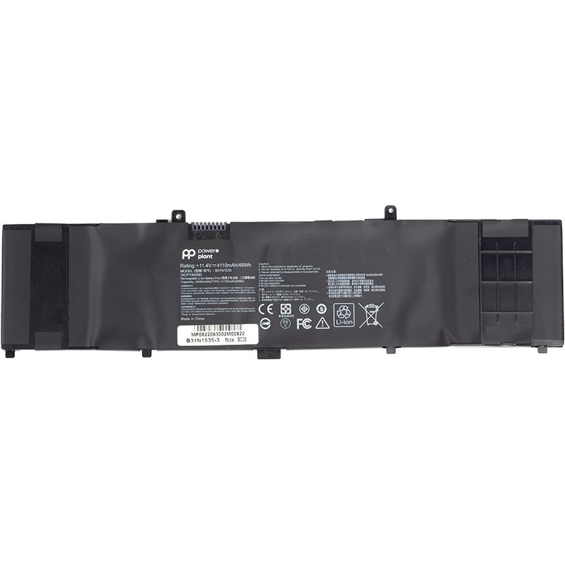 Акумулятор PowerPlant для ноутбуків ASUS Zenbook UX410UA (B31N1535) 11.4V 4110mAh (NB431618)