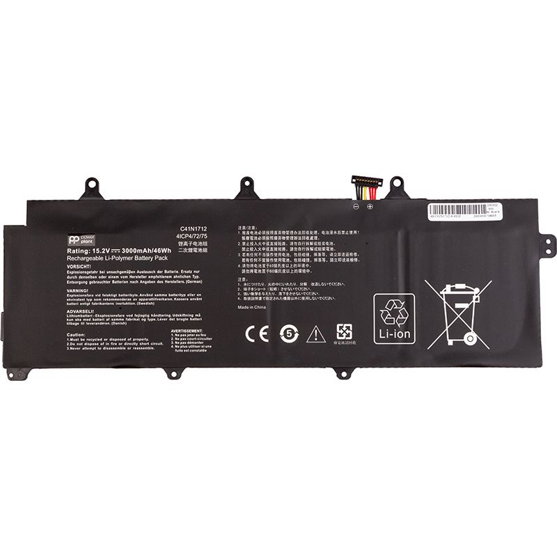Аккумулятор PowerPlant для ноутбуков ASUS ROG Zephyrus (C41N1712) 15.2V 3000mAh (NB431908)