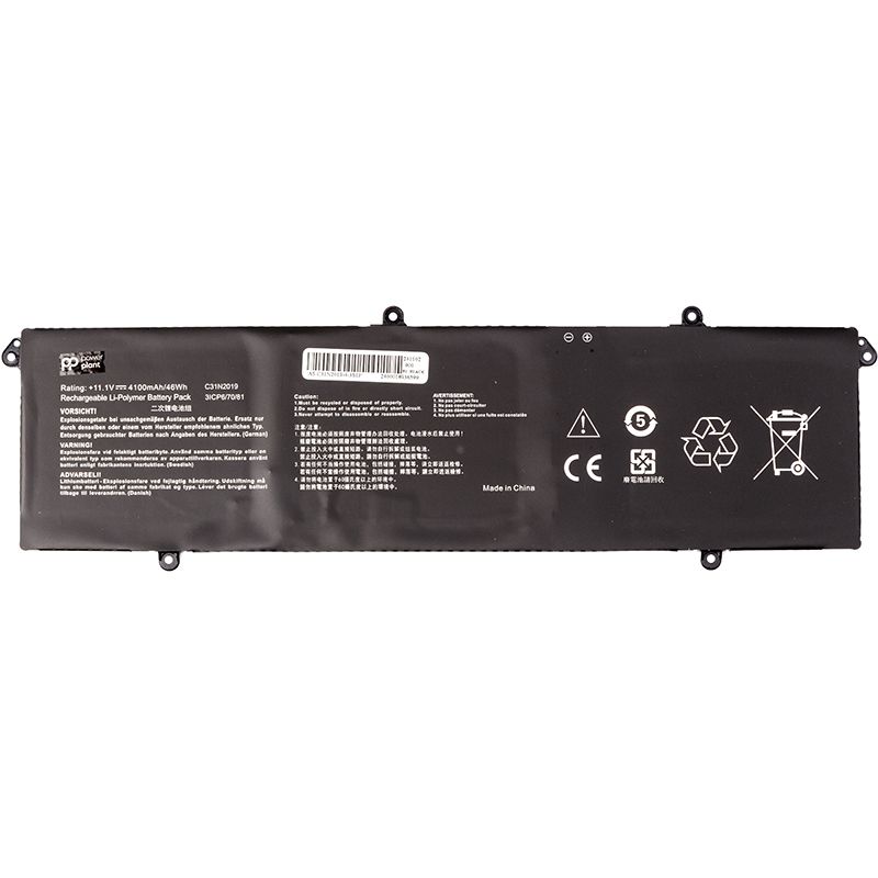 Акумулятор PowerPlant для ноутбуків ASUS VivoBook Pro 14X OLED M7400 (C31N2019) 11.1V 4100mAh (NB432097)