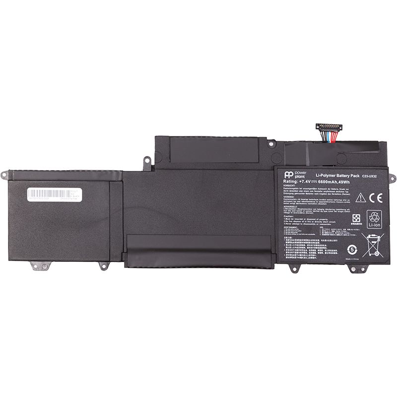 Акумулятор PowerPlant для ноутбуків ASUS VivoBook U38N (C23-UX32) 7.4V 6600mAh (NB432264)