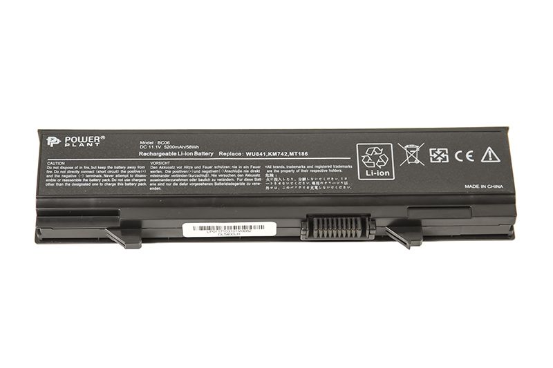 Акумулятор PowerPlant для ноутбуків DELL Latitude E5400 (KM668, DL5400LH) 11.1V 5200mAh (NB440153)