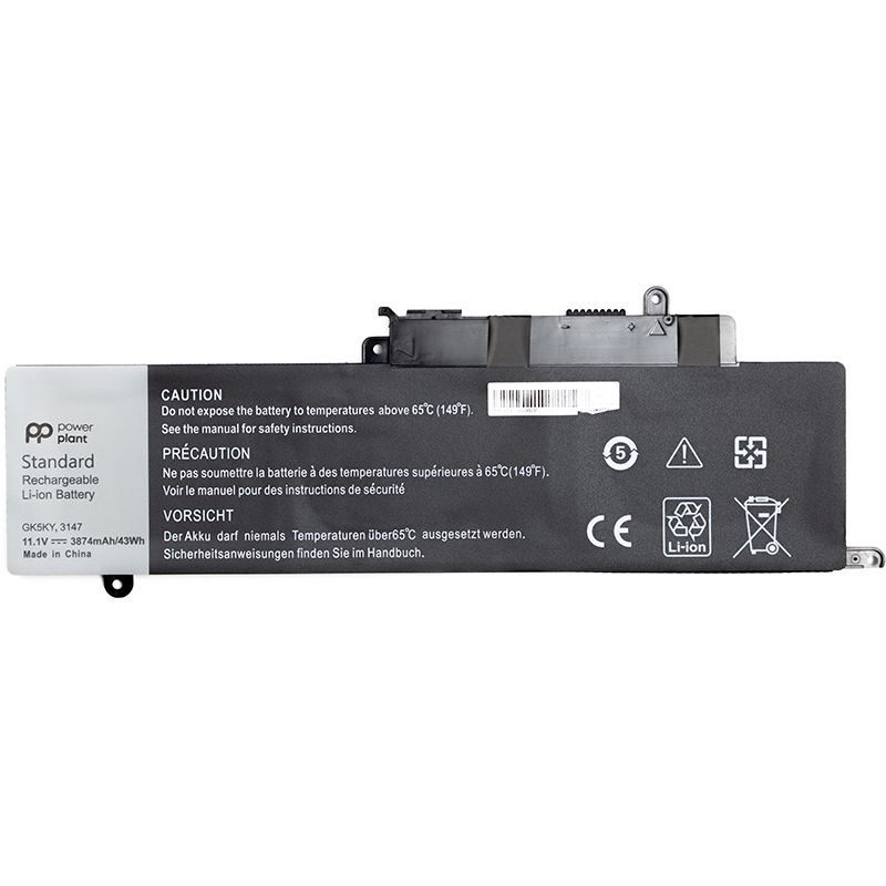 Аккумулятор PowerPlant для ноутбуков DELL Inspiron 11 3000 (GK5KY) 11.1V 43Wh (NB440733)