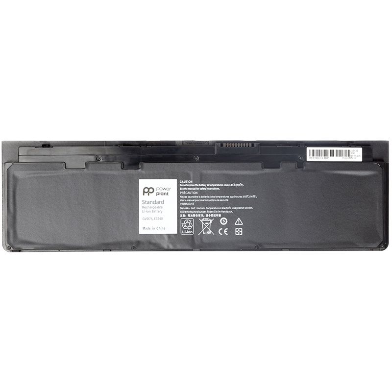Акумулятор PowerPlant PowerPlant для ноутбуків DELL Latitude E7240 (WD52H, DL7240PJ) 7.4V 4800mAh (NB440740)