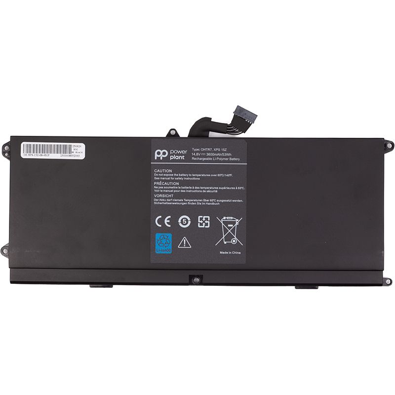 Аккумулятор PowerPlant для ноутбуков DELL Inspiron XPS 15z (OHTR7) 14.8V 3600mAh (NB440948)