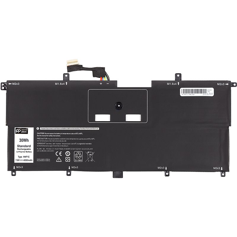 Акумулятор PowerPlant для ноутбуків DELL XPS 13 9365 (NNF1C) 7.6V 4000mAh (NB441174)