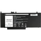 Аккумулятор PowerPlant для ноутбуков DELL Inspiron 14 5000 Series (6MT4T) 7.6V 6000mAh (NB441242)