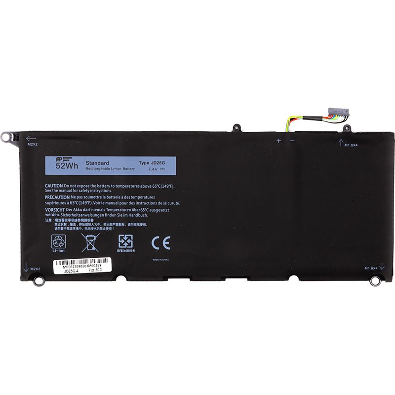 Аккумулятор PowerPlant для ноутбуков DELL XPS 13 9350 (JD25G) 7.4V 52Wh (NB441891)