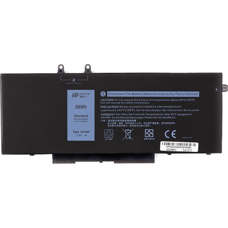 Акумулятор PowerPlant для ноутбуків DELL Latitude 5400 Series (4GVMP) 7.6V 8500mAh (NB441921)