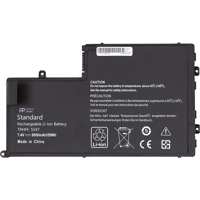 Акумулятор PowerPlant для ноутбуків DELL Inspiron 15-5547 (TRHFF) 7.4V 8000mAh (NB441952)