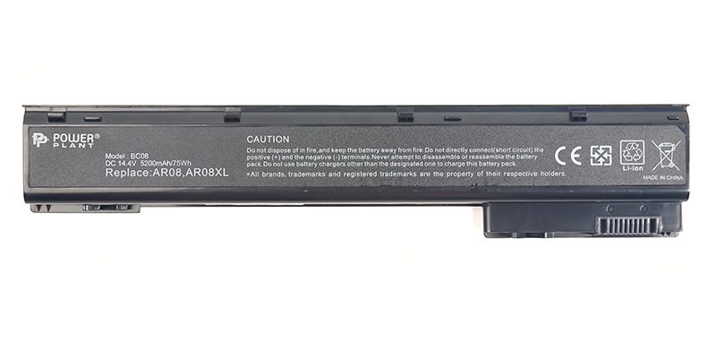 Аккумулятор PowerPlant для ноутбуков HP ZBook 15 Series (AR08, HPAR08LH) 14.4V 5200mAh (NB460601)