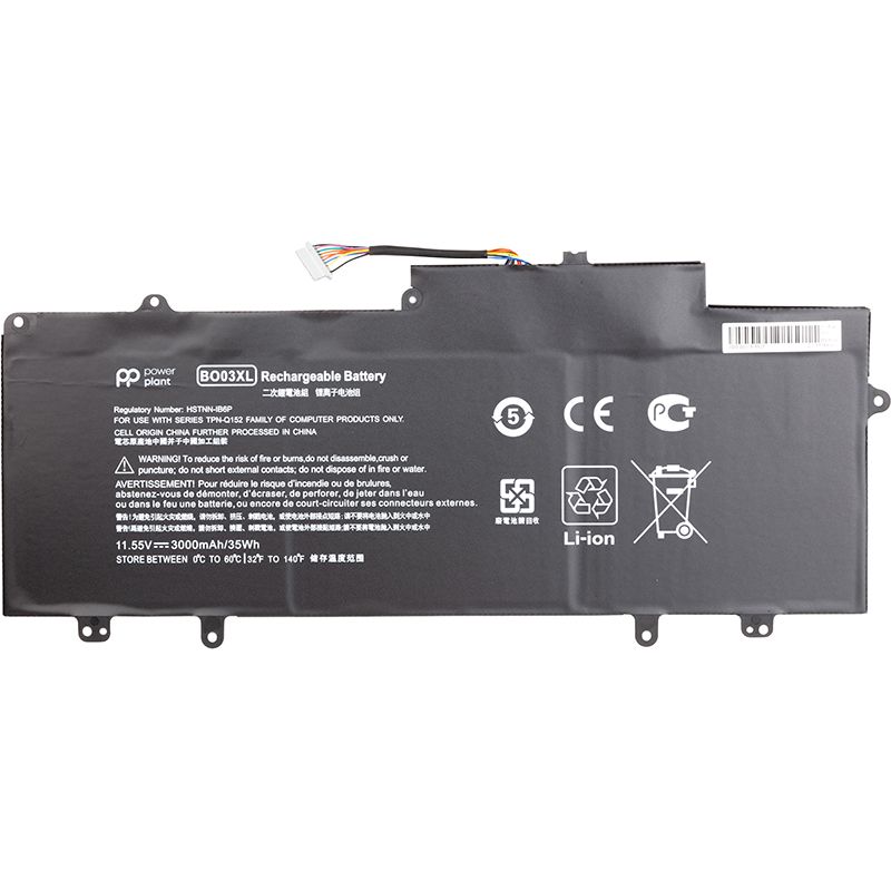 Аккумулятор PowerPlant для ноутбуков HP Chromebook 14 G3 (BO03XL) 11.55V 3000mAh (NB461479)
