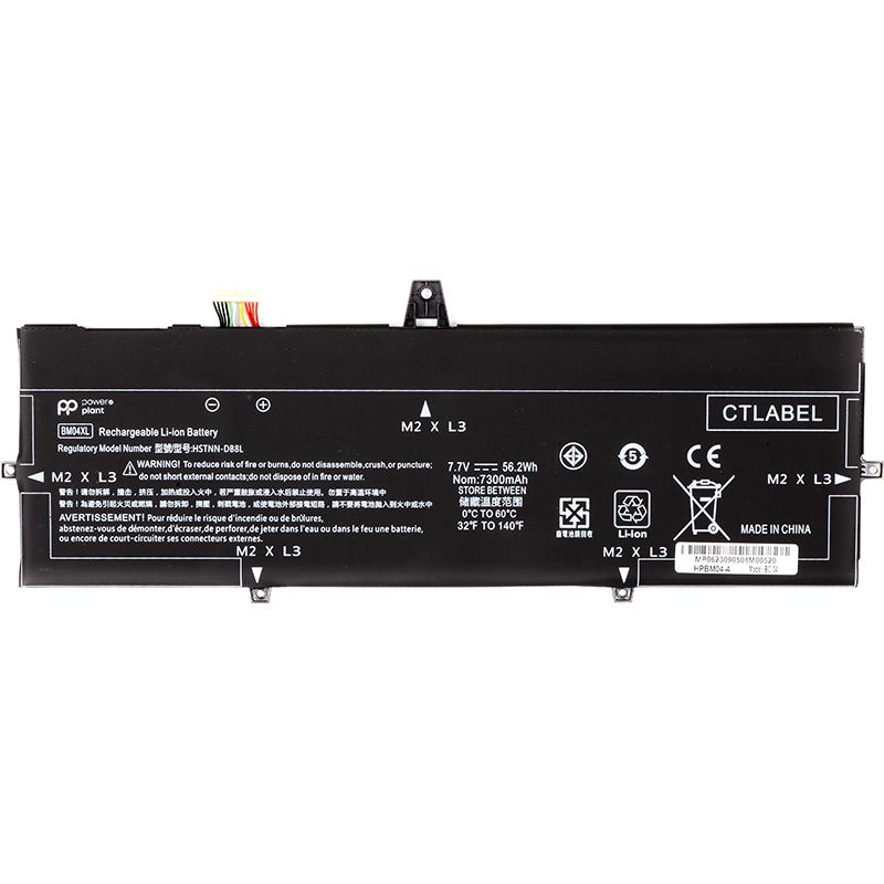 Аккумулятор PowerPlant для ноутбуков HP EliteBook x360 1030 G3 Series (BM04XL) 7.7V 7300mAh (NB462070)