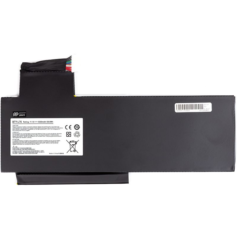 Аккумулятор PowerPlant для ноутбуков MSI GS70 2PE-026CN (BTY-L76) 11.1V 5300mAh (NB470112)